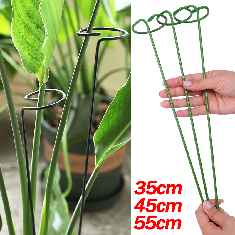 Plant Support Stake - 1-10 stücke Metall Einzigen Stiel Anlage