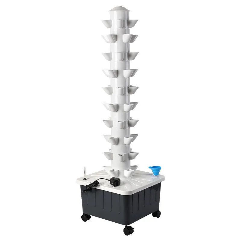 Indoor Plants - Hydroponischer Pflanzturm Intelligentes Bodenloses Anbausystem 50-Loch