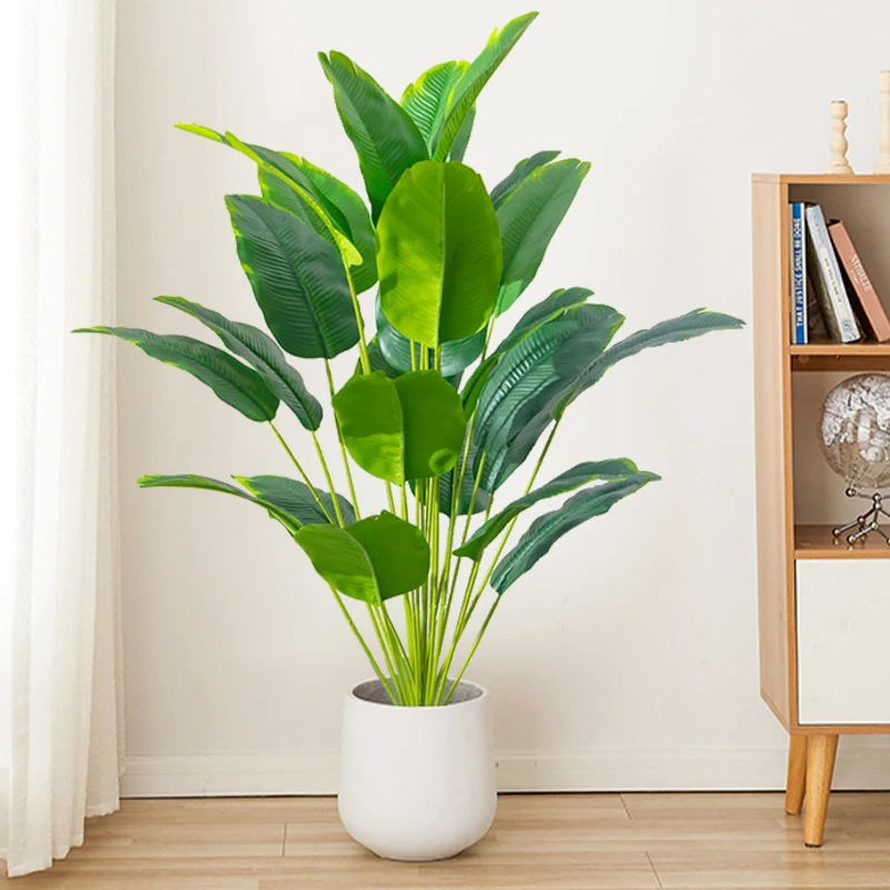 Fiddle Leaf Fig - 1 Stück Künstliche Pflanzen Große Tropische