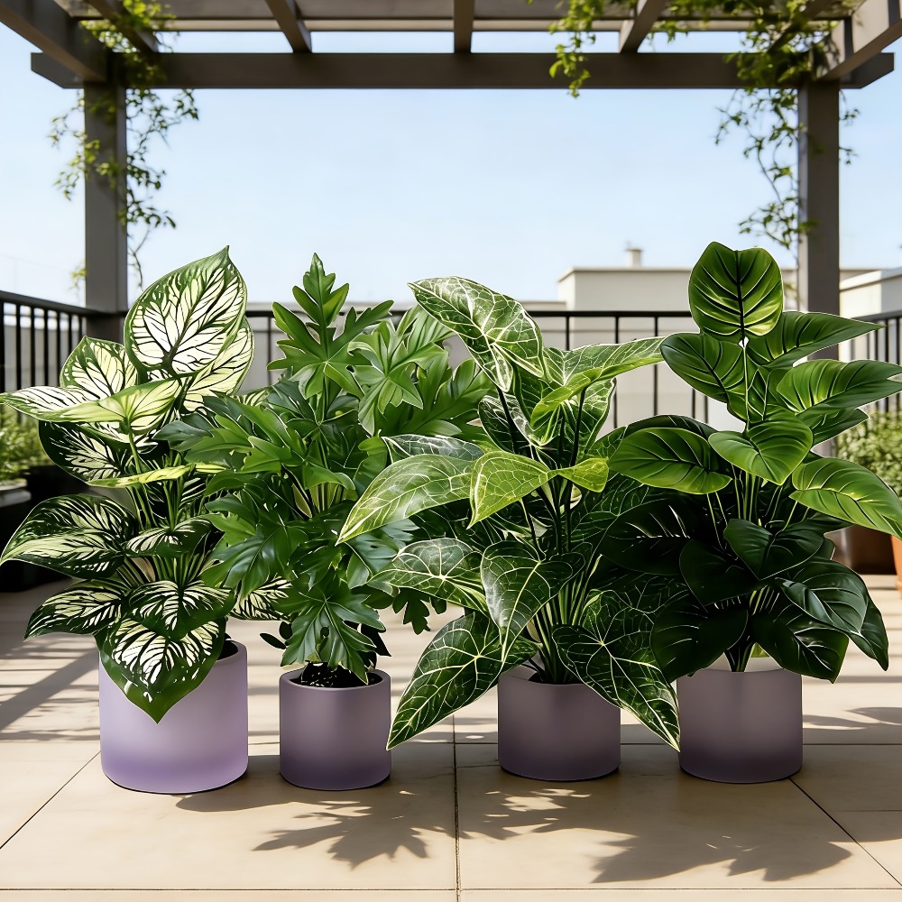 4-teiliges Set Künstliche Pfla – Fiddle Leaf Fig Bewertung und Preis