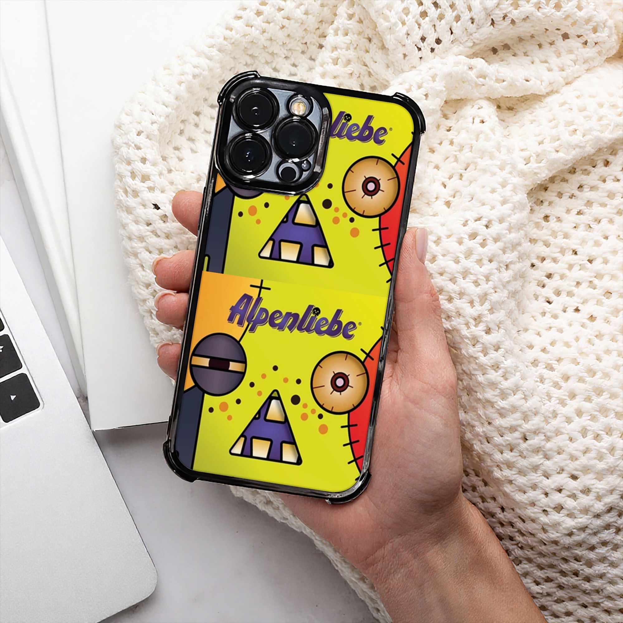 Cartoon-Monster-Gesicht Patchw – Monstera Bewertung und Preis